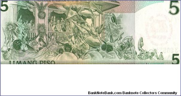 Banknote from Philippines year 1985