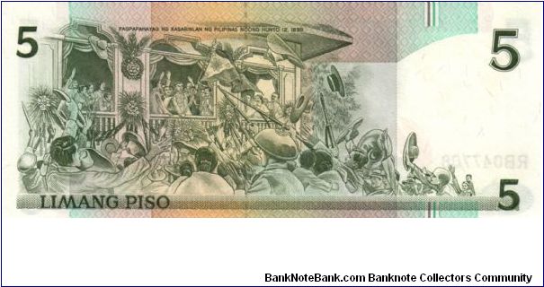 Banknote from Philippines year 1985