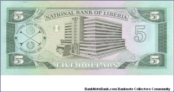 Banknote from Liberia year 1989