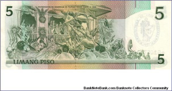 Banknote from Philippines year 1985