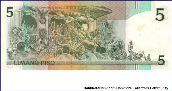 Banknote from Philippines year 1985