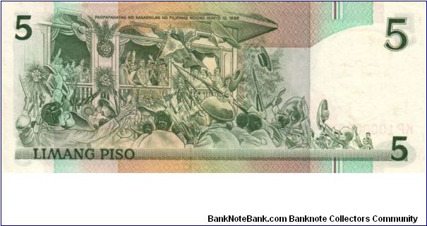 Banknote from Philippines year 1985