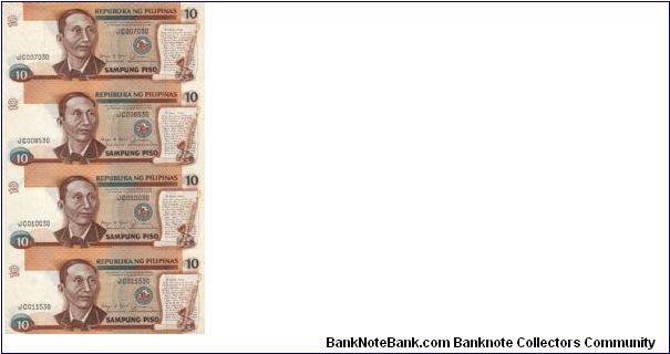 Banknote from Philippines year 1985