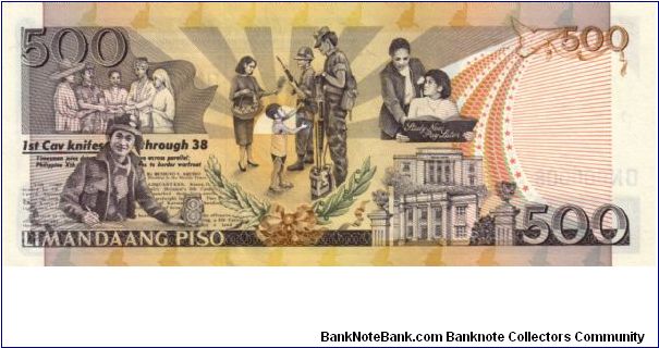 Banknote from Philippines year 1985