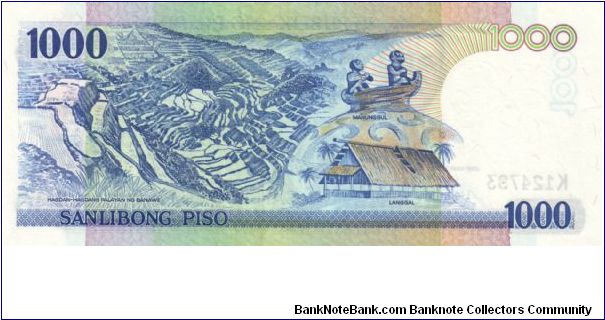 Banknote from Philippines year 1985