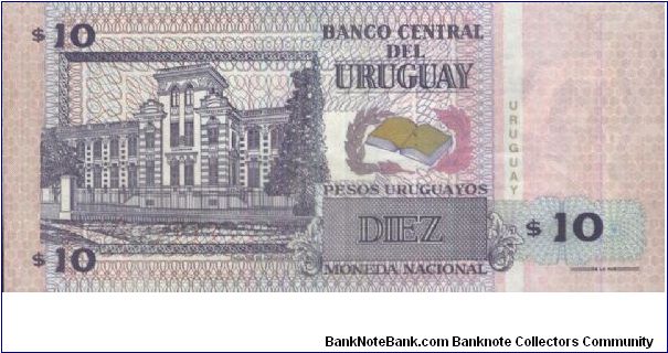 Banknote from Uruguay year 1998