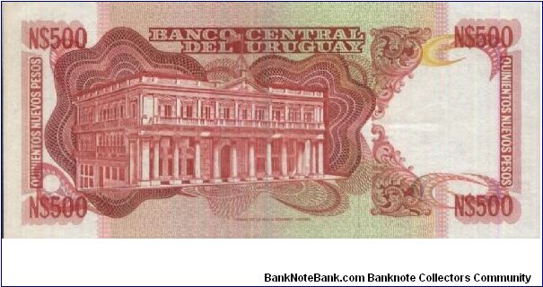 Banknote from Uruguay year 1989