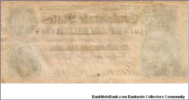 Banknote from USA year 1864