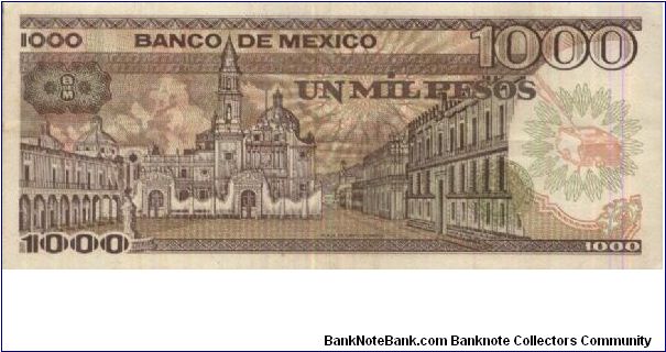 Banknote from Mexico year 1985