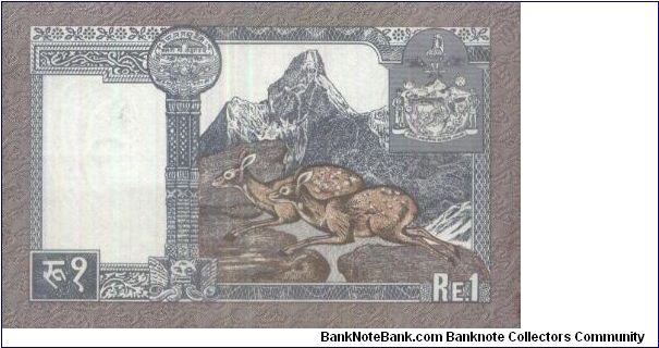 Banknote from Nepal year 1991