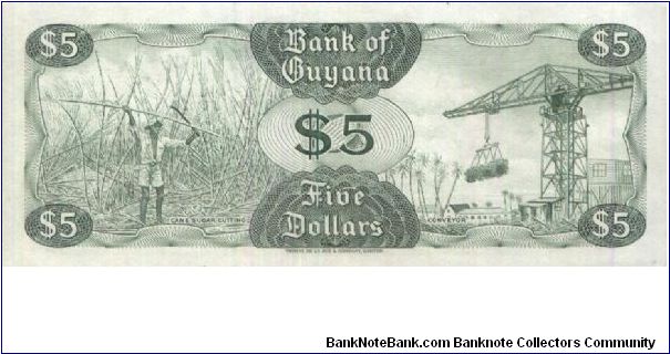 Banknote from Guyana year 1989