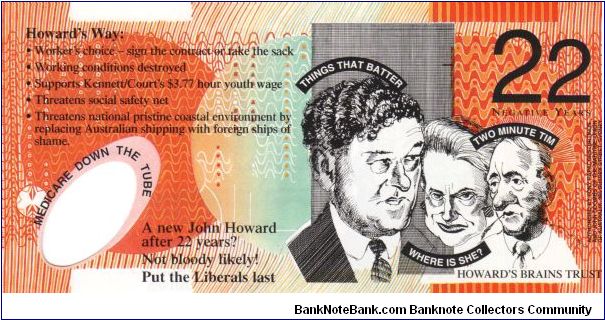 Banknote from Australia year 1998