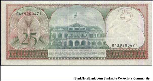 Banknote from Suriname year 1985