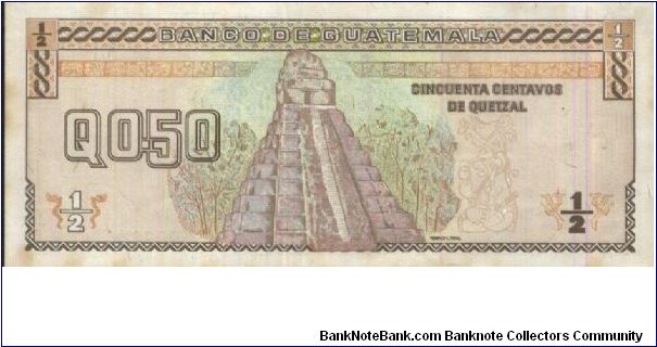 Banknote from Guatemala year 1998