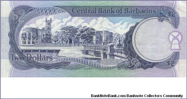 Banknote from Barbados year 2000