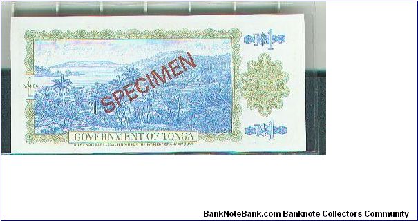 Banknote from Tonga year 1978