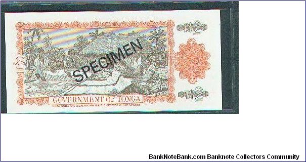 Banknote from Tonga year 1978