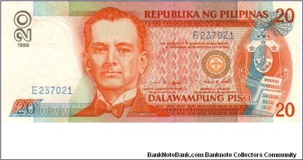 DATED SERIES 53c 1999 Estrada-Singson A000001-??1000000 E237021 Banknote