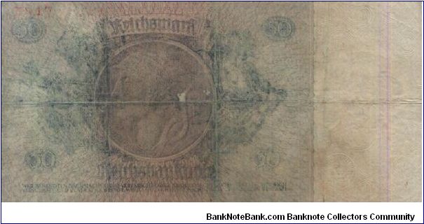 Banknote from Germany year 1924