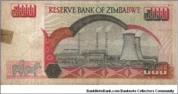 Banknote from Zimbabwe year 2001