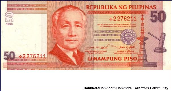 DATED SERIES 54a 1999 Estrada-Singson ??000001-??1000000 *2276211 (Starnote) Banknote