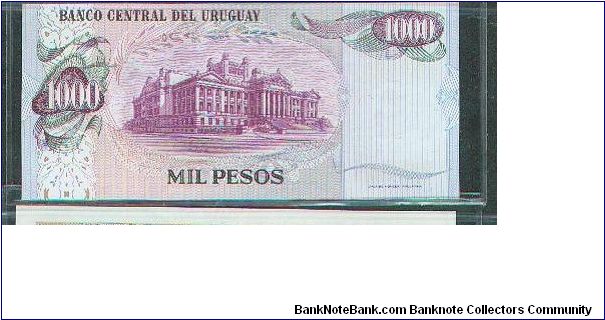 Banknote from Uruguay year 1974