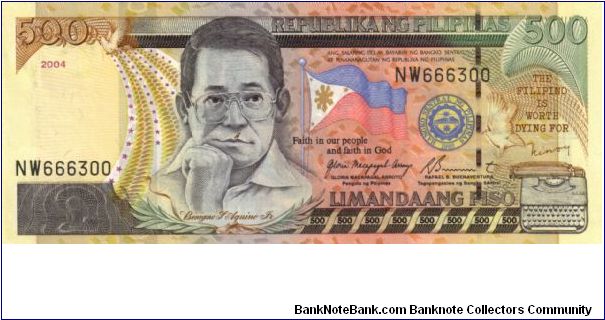 DATED SERIES 60c 2004 Arroyo-Buenaventura ??000001-??1000000 NW666300 Banknote