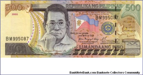 DATED SERIES 60d 2005 Arroyo-Buenaventura ??000001-??1000000 BM995087 Banknote