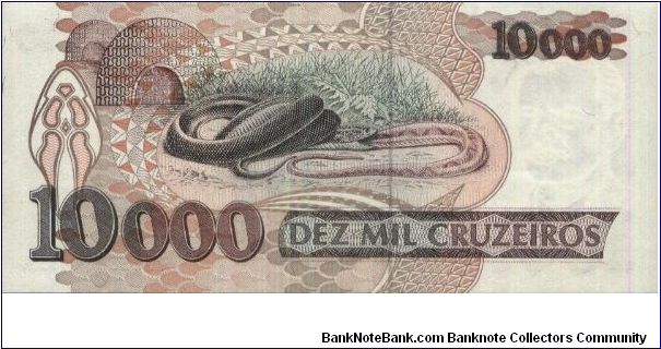 Banknote from Brazil year 1993