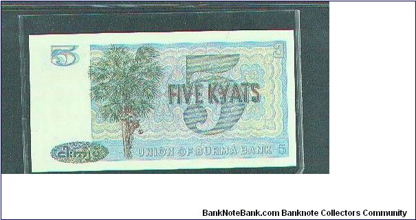 Burma Banknote