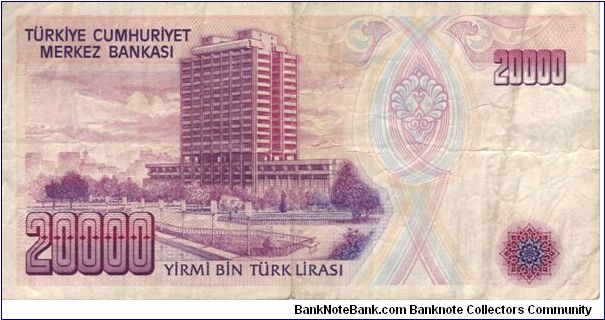 Banknote from Turkey year 1970