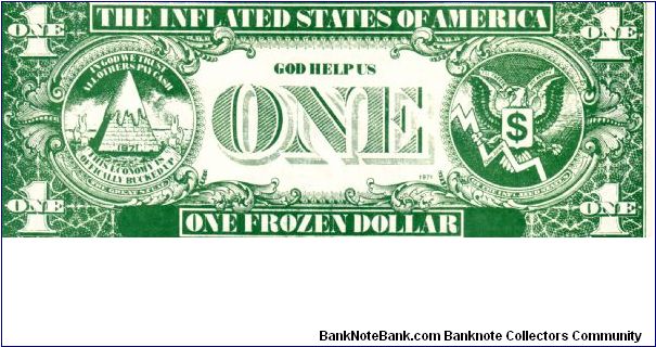 Banknote from USA year 1972