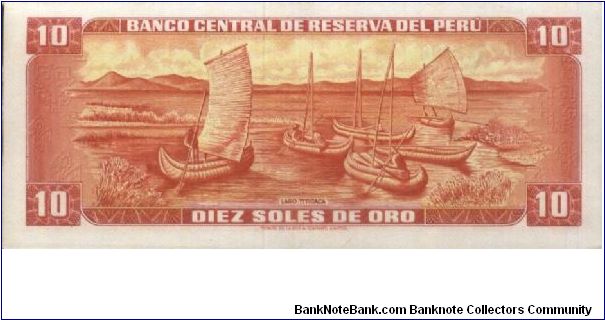 Banknote from Peru year 1974