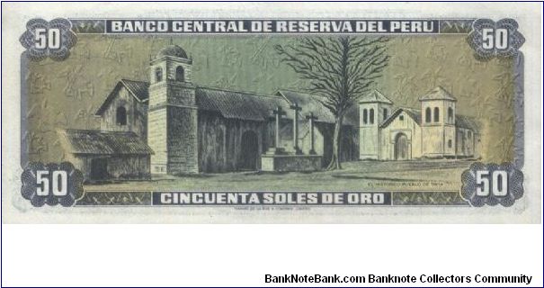 Banknote from Peru year 1977