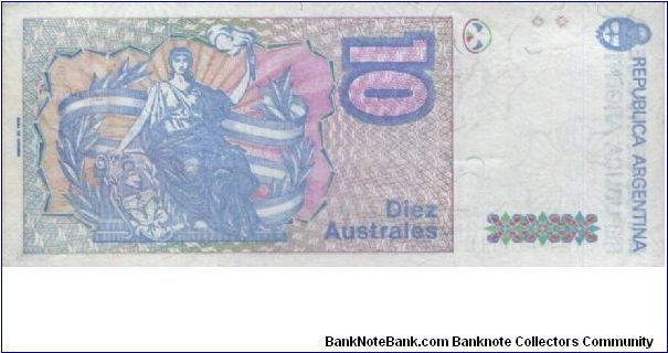 Banknote from Argentina year 1985