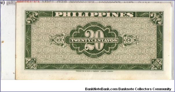 Banknote from Philippines year 1949