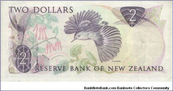 Banknote from New Zealand year 1981