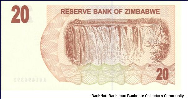 Banknote from Zimbabwe year 2006