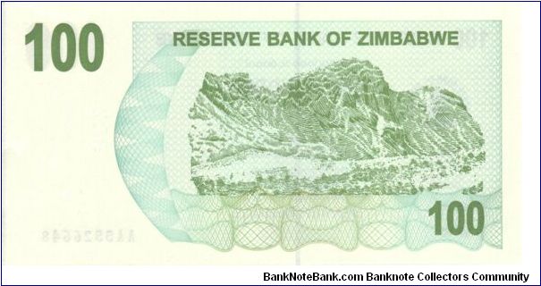 Banknote from Zimbabwe year 2006