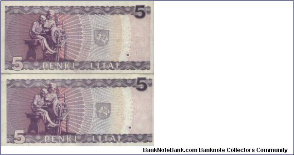 Banknote from Lithuania year 1993