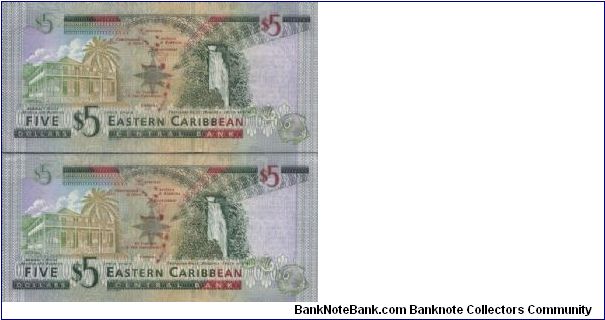 Banknote from Antigua and Barbuda year 2000