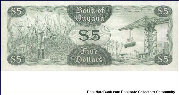 Banknote from Guyana year 1989