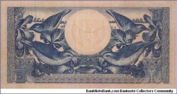 Banknote from Indonesia year 1959