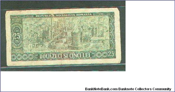 Banknote from Romania year 1966