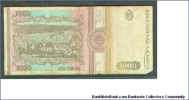 Banknote from Romania year 1991