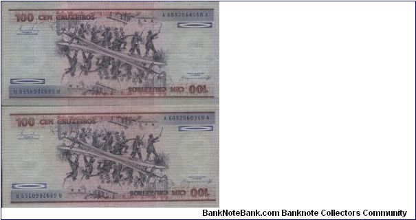 Banknote from Brazil year 1984