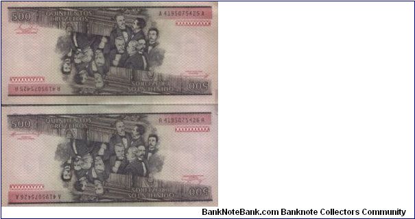 Banknote from Argentina year 1985