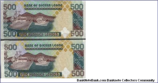 Banknote from Sierra Leone year 1995