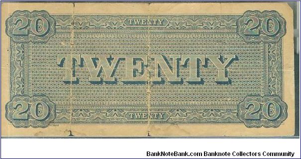 Banknote from USA year 1864