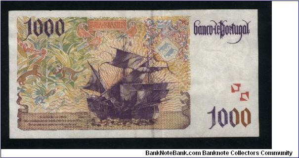 Banknote from Portugal year 1998